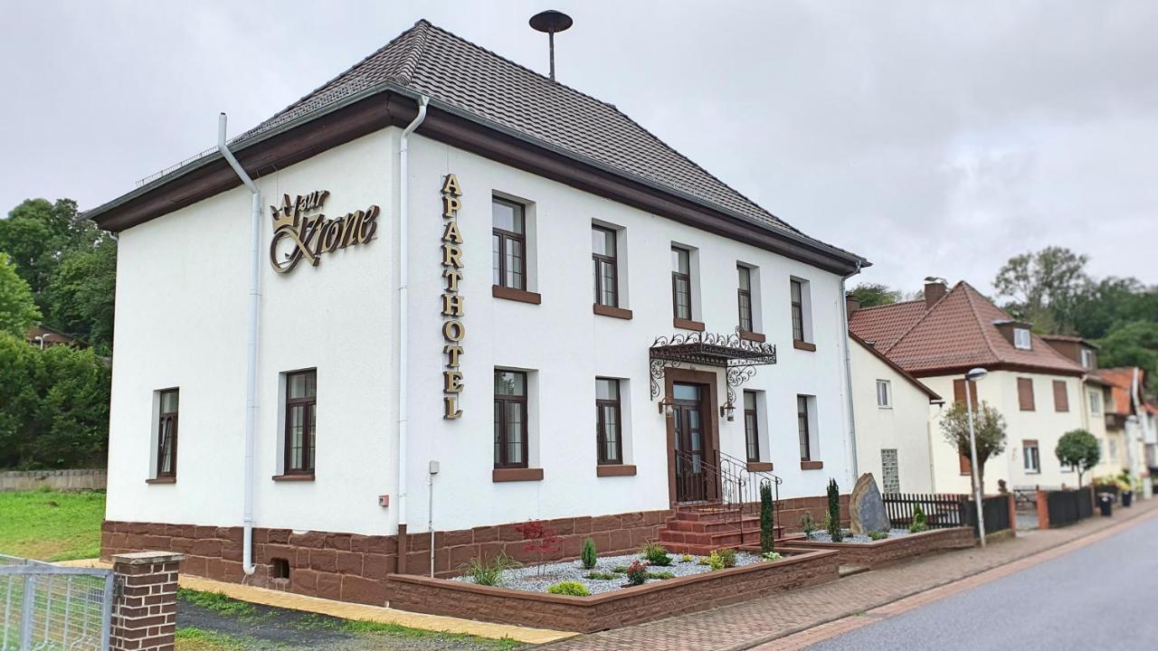 Zur Krone Aparthotel Widdershausen Exterior foto